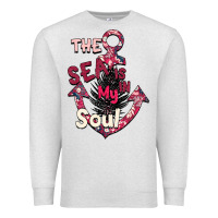 Oatmeal Heather Summer decor The sea is in my Soul Premium Sweatshirt - Bettercallsaul