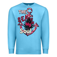 Ocean Blue Summer decor The sea is in my Soul Premium Sweatshirt - Bettercallsaul