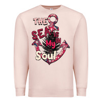 Pale Pink Summer decor The sea is in my Soul Premium Sweatshirt - Bettercallsaul