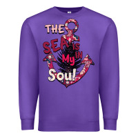 Purple Summer decor The sea is in my Soul Premium Sweatshirt - Bettercallsaul