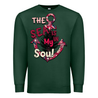 Sports Green Summer decor The sea is in my Soul Premium Sweatshirt - Bettercallsaul