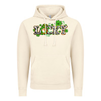 Vintage Artic lucky with gnome and  shamrocks Vintage Hoodie - AdoDesignShop
