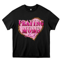 Black praying moms club Heavy Core Tee - texasbilliewilder