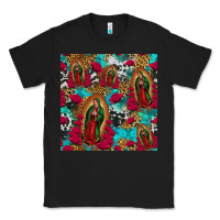 Black lady of guadalupe western seamless Classic Tee - Jasminsmagicworld