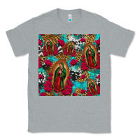 Heather Grey lady of guadalupe western seamless Classic Tee - Jasminsmagicworld