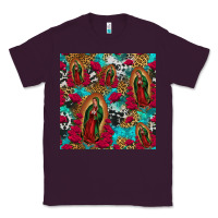 Plum lady of guadalupe western seamless Classic Tee - Jasminsmagicworld