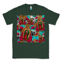 Sports Green lady of guadalupe western seamless Classic Tee - Jasminsmagicworld