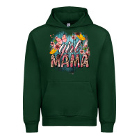 Forest Green Girl mama butterfly mother's day Urban Hoodie - HowdyJamesFarm