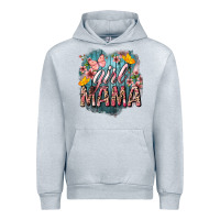 Heather Grey Girl mama butterfly mother's day Urban Hoodie - HowdyJamesFarm