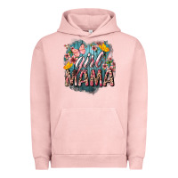 Pigment Salmon Girl mama butterfly mother's day Urban Hoodie - HowdyJamesFarm