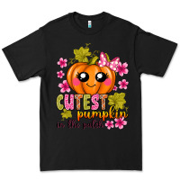 Black Cutest Pumpkin In The Patch Premium Tee - texasbilliewilder