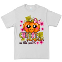 Dove Grey Cutest Pumpkin In The Patch Premium Tee - texasbilliewilder