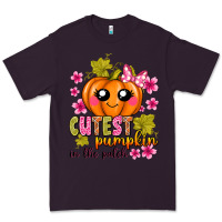 Plum Cutest Pumpkin In The Patch Premium Tee - texasbilliewilder