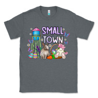 Charcoal Heather Small Town Easter Day Classic Tee - CowhideDigitalArt