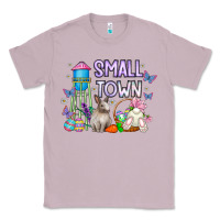 Lilac Small Town Easter Day Classic Tee - CowhideDigitalArt