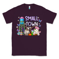 Plum Small Town Easter Day Classic Tee - CowhideDigitalArt