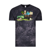 Cloud Black easter hunt i̇n truck Vintage Tee - AdoDesignShop