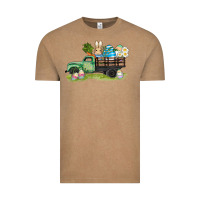 Vintage Coffee easter hunt i̇n truck Vintage Tee - AdoDesignShop