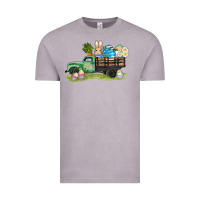 Vintage Zinc easter hunt i̇n truck Vintage Tee - AdoDesignShop
