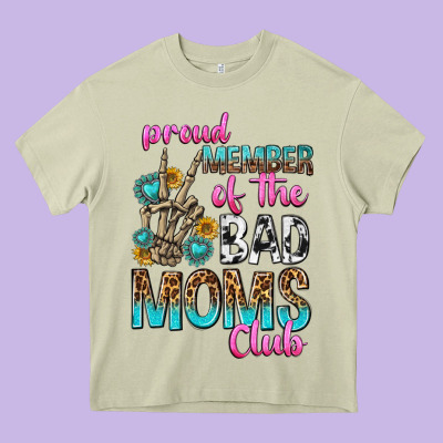 Proud Member Of The Bad Moms Club Heavy Core Tee Designed By Texasbilliewilder