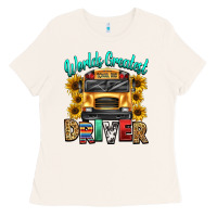 Worlds Greatest School Bus Driver Ladies Tee | Teevron