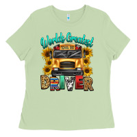 Matcha worlds greatest school bus driver Ladies Tee - texasbilliewilder