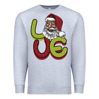 Heather Grey Love Christmas Premium Sweatshirt - Bettercallsaul