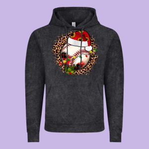 Christmas Baseball Vintage Hoodie Designed By Jahusdesignshop