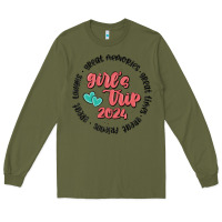 Army Green girls trip Long Sleeve Tee - MaliasSmallBusiness