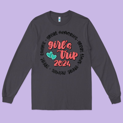 Girls Trip Long Sleeve Tee Designed By Maliassmallbusiness