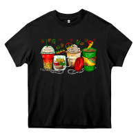 Black juneteenth coffee cups Heavy Core Tee - Zillion Design Studio