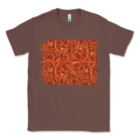 Chestnut serape turquoise  leather background Classic Tee - Jasminsmagicworld