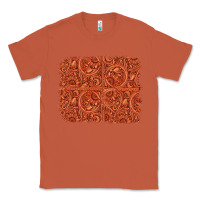 Copper serape turquoise  leather background Classic Tee - Jasminsmagicworld
