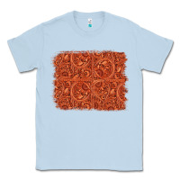 Dusty Blue serape turquoise  leather background Classic Tee - Jasminsmagicworld