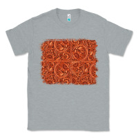 Heather Grey serape turquoise  leather background Classic Tee - Jasminsmagicworld