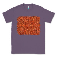 Lavender serape turquoise  leather background Classic Tee - Jasminsmagicworld