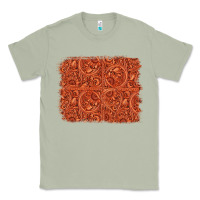 Matcha serape turquoise  leather background Classic Tee - Jasminsmagicworld
