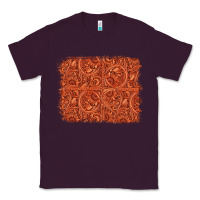 Plum serape turquoise  leather background Classic Tee - Jasminsmagicworld