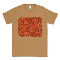 Toasted Coconut serape turquoise  leather background Classic Tee - Jasminsmagicworld