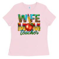 Bubblegum Pink wife mom teacher Ladies Tee - texasbilliewilder