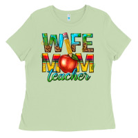 Matcha wife mom teacher Ladies Tee - texasbilliewilder