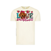 Vintage Arctic love dachshunds Vintage Tee - Artiststas