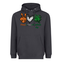 Smoke peace love st patrick's day Heavyweight Hoodie - Bettercallsaul