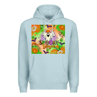 Blue Mist Spooky Season Premium Hoodie - texasbilliewilder