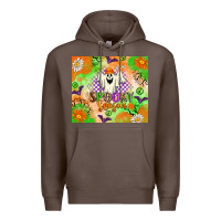 Coffee Spooky Season Premium Hoodie - texasbilliewilder