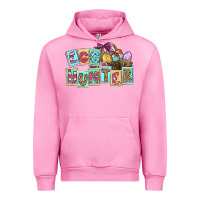 Fuchsia Pink Egg hunter Easter Day Urban Hoodie - CowGirlArtShop