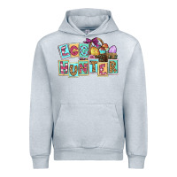Heather Grey Egg hunter Easter Day Urban Hoodie - CowGirlArtShop