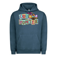 Pigment Midnight Navy Egg hunter Easter Day Urban Hoodie - CowGirlArtShop