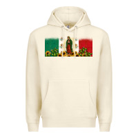Sandshell lady of guadalupe mexican flag Premium Hoodie - JahusDesignShop