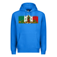 True Royal lady of guadalupe mexican flag Premium Hoodie - JahusDesignShop